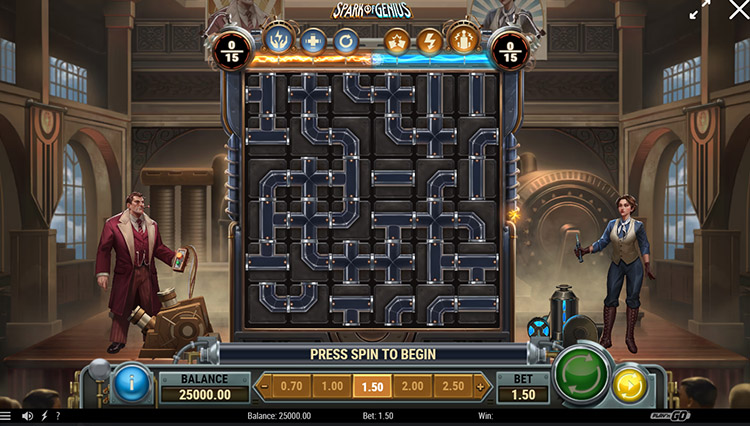 The size of the field is 6 x 6