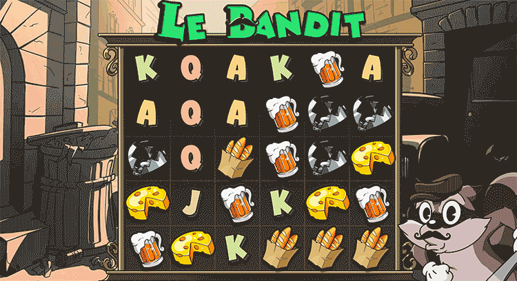 Gameplay of Le Bandit slot
