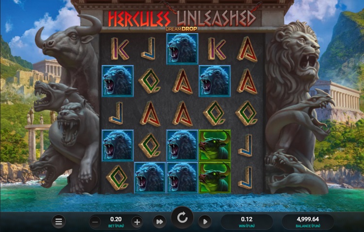 Hercules Unleashed Dream Drop design
