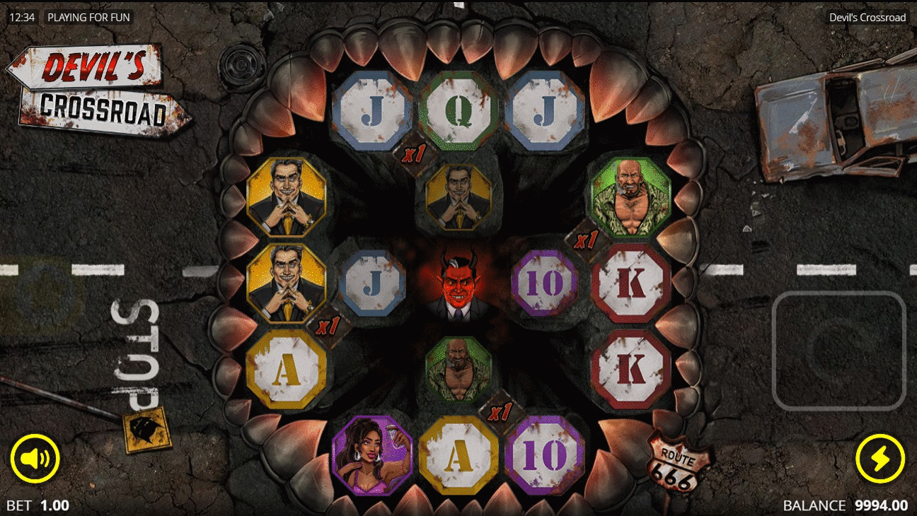 Spinning the reels in Devil's Crossroad