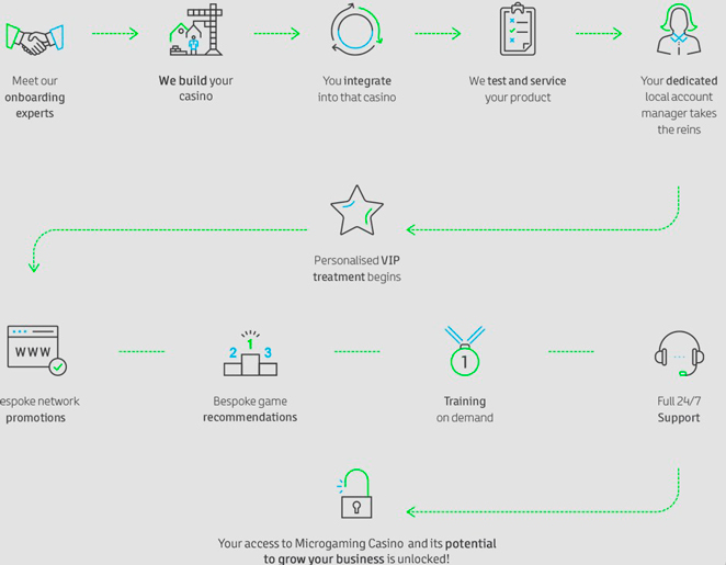 What the package from provider Microgaming includes