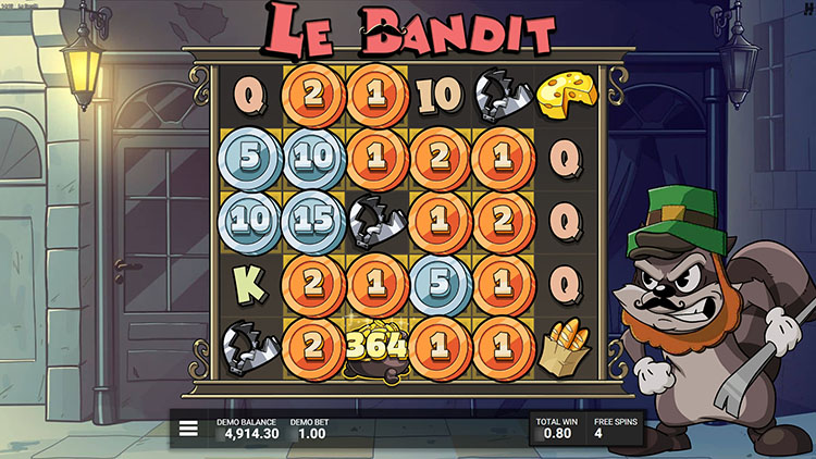 Best result in Bandit's Luck freespins