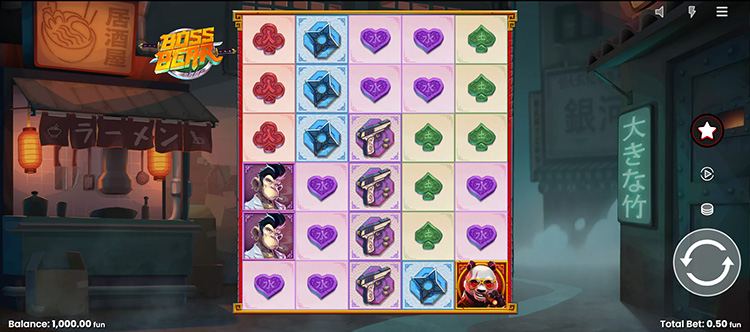 The main game in Boss Bear