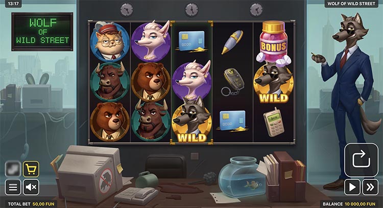 Playing field Wolf of Wild Street