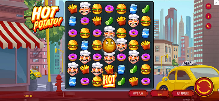 Colorful Hot Potato slot!